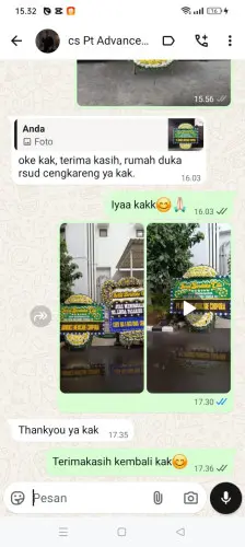 Testimonial Papan Bunga Pernikahan malangnengah