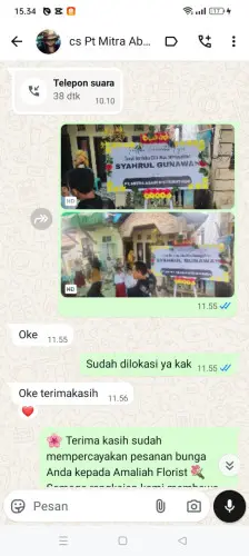 Testimonial Papan Bunga malangnengah